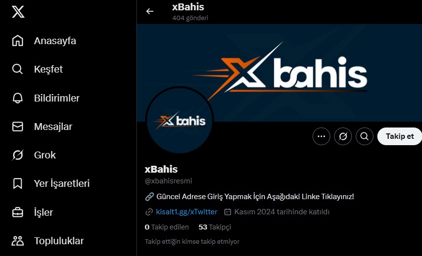 Xbahis Twitter